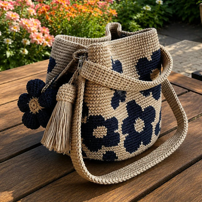 Crochet Flower Bag